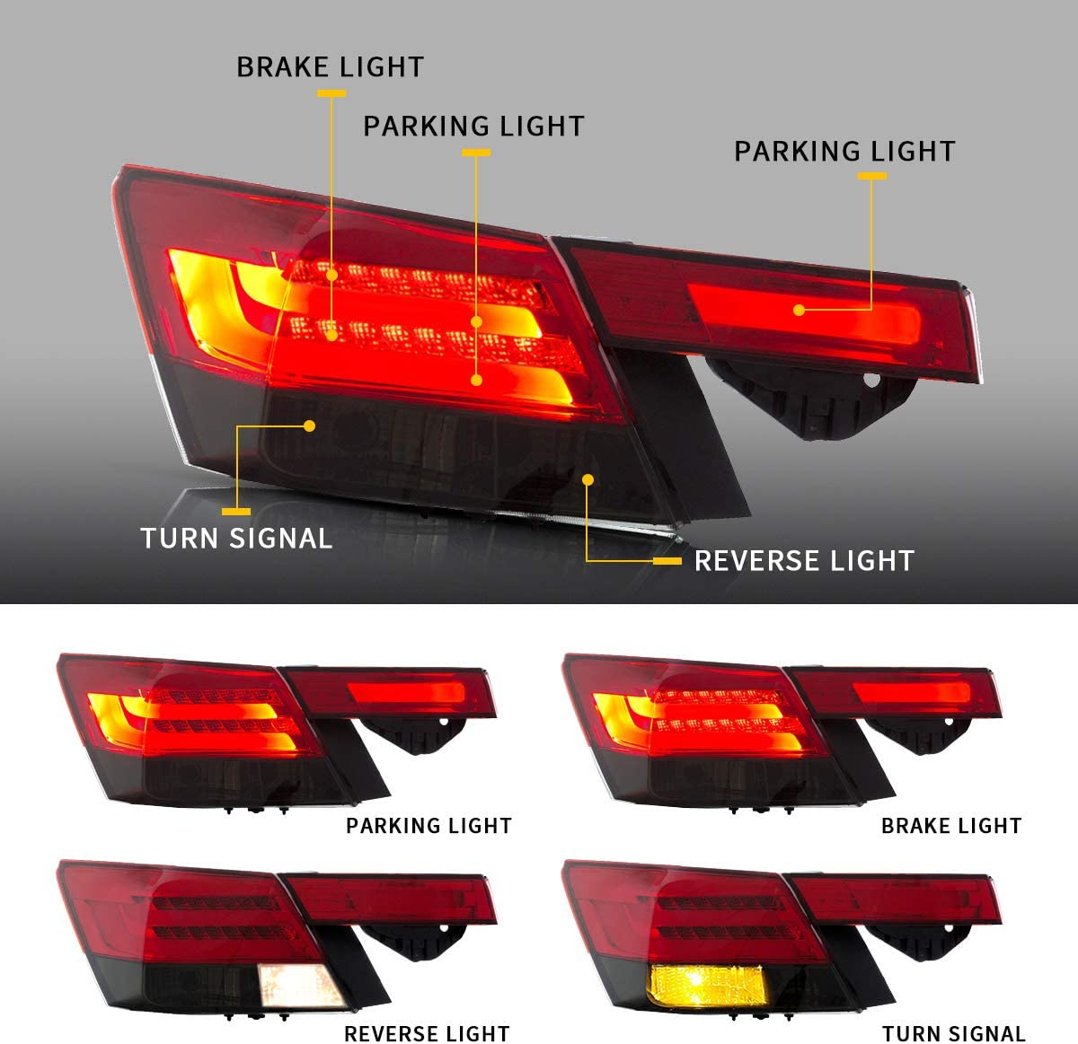 Honda Accord Type 4 LED Taillight